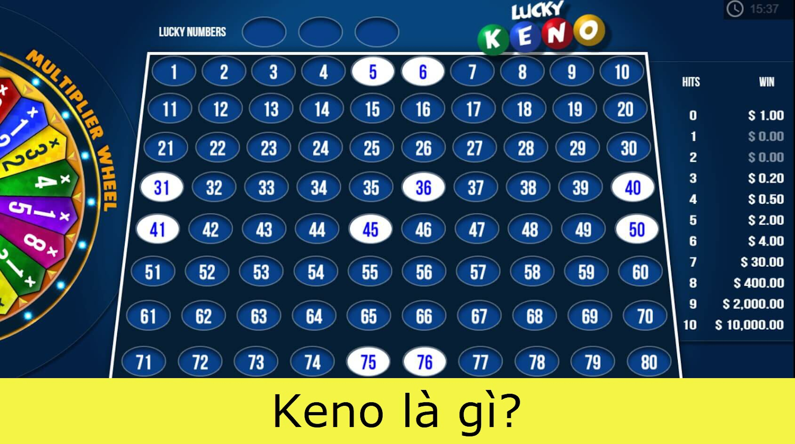 Hướng dẫn cụ thể về cách chơi keno loto188