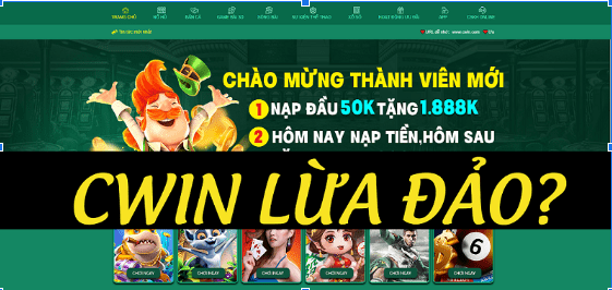 Cwin lừa đảo